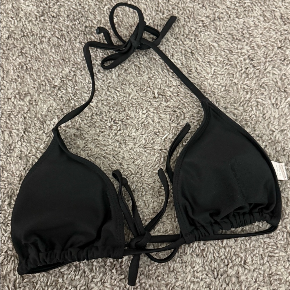 Black Triangle Bikini Top